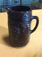 Ceramic pitcher 9” tall