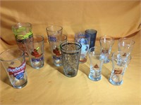Miscellaneous collector beer glasses