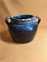 Crock with handles 6.5” tall