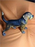 Ceramic dog statue  12” tall