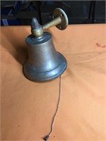 Brass bell 8” tall