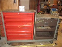 Snap-On & Kennedy Tool Chests In Custom Cabinet