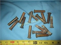 16pc Antique Black Powder Brass Cartridge Cases