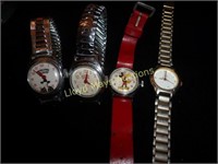 4pc Vintage Character Watches