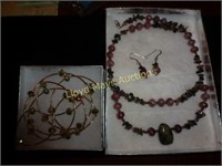 2pc Hand Made Bead Jewelry