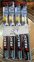 NEW REACH TOOTHBRUSHES SOFT