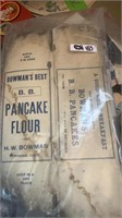 ANTIQUE H.W. BOWMANS PANCAKE MIX BOX MADE IN
