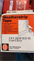 LOT OF NEW IN BOX WEATHER STRIP TAPE
