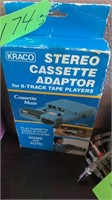 KRACO 8 TRACK PLAYER STERO CASSETTE ADAPTER NEW