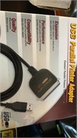 USB PARALLEL PRINTER ADAPTER NEW IN BOX