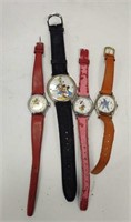 Lot of 4 Disney watches