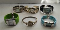 Lot of 6 bracelet watches