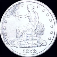 1878-CC Silver Trade Dollar XF