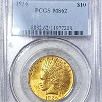 1926 $10 Gold Eagle PCGS - MS62