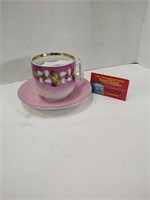 Vintage mustache guard teacup and saucer. Great