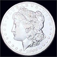 1893-CC Morgan Silver Dollar XF