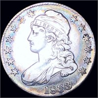 1833 Capped Bust Half Dollar AU+