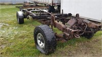 2002 Ford F350 frame and axles
