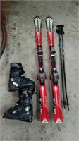 Rossingol skis, boots, & poles