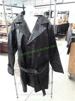 Genuine Leather Black Large Jacket