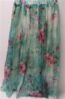 WOMEN FLORAL LONG MAXI SKIRT DRESS -XL