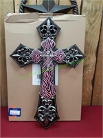 11" x 16.5" Pierced Zebra Cross