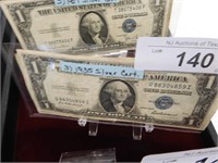 LOT OF 3 1935 $1 SILVER CERTIFICATES