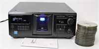 Sony 400 Compact Disk Player CDP-CX455 w CDs