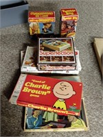 lot of board games - chinese checkers, etc.