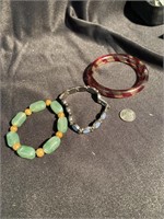 Three miscellaneous bracelets