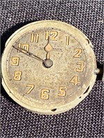 Ladies pocket watch mechanism Swiss, 15 jewel