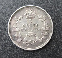1905 5c SILVER CANADA