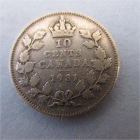 1931 10c SILVER DIME CANADA
