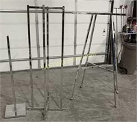 3 Metal Clothes Racks