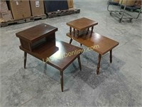 2 Vintage end tables