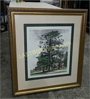 Art print (The tall Oak at Fredville)