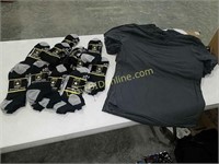 21 New t-shirts and 22 pairs of Army Strong socks
