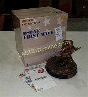 New GI Joe Bronze D-Day First Wave figurine