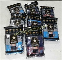 8 New U.S. Army 3 pack boxer briefs size L