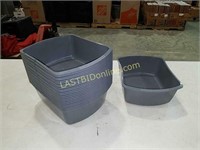 25 New 7.5 quart rectangular washbasins #2