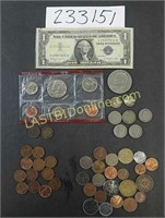 Assorted Coins & Silver Certificate #2