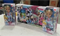 New 2 Disney Princess dolls & Darn Yarn Super Set