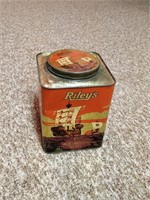 riley's toffee tin
