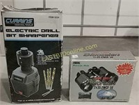 Electric Drill Bit Sharpener & Binoculars