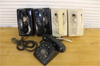 Vintage rotary telephones lot