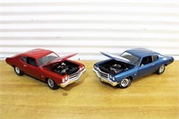 1:8 Scale Ertl muscle cars