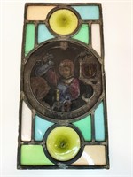 Antique stained glass from tavern