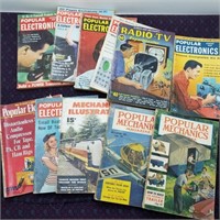 Vintage Magazines Popular Mechanic 1953-1954 Lot
