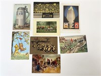 Vintage advertising post cards & more