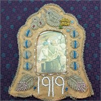 Victorian Embroidery Photo Frame 1919